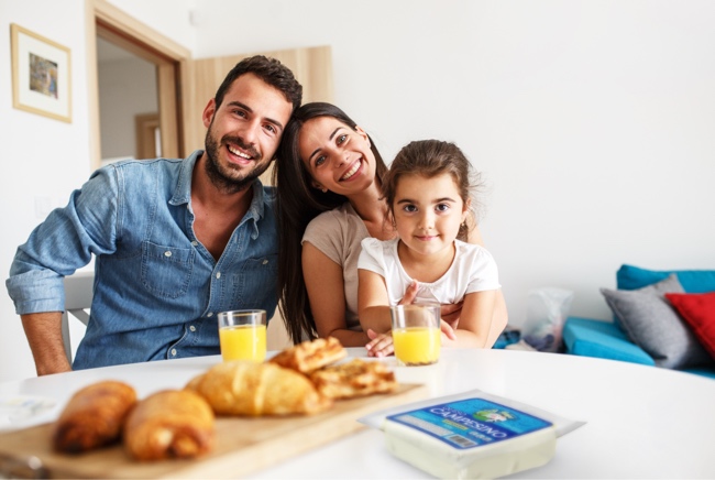 Desayuno en familia